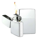 Zorro Lighter Fluid Refill Flip Lid Plain Silver Design