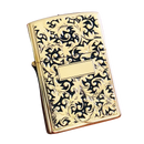 Zorro Lighter Fluid Refill Flip Lid Swirl Leaf Design