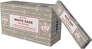 SATYA  traditional White Sage Incense Sticks - 120 Sticks