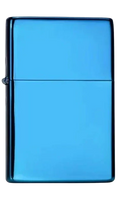 Zorro Lighter Fluid Refill Flip Lid Blue Design