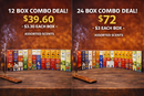 SATYA Incense 120s – BULK DEAL (12 & 24 BOX COMBO) – Assorted