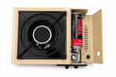 MIK Portable Beige Butane Gas Stove Kit + 4 FREE Butane Cartridges