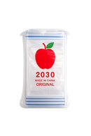 2030 Apple Zip Lock Plastic Stash Bags- 10PK