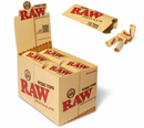 RAW Pre-Rolled WIDE Tips Box of 20 Packs 21 Tips Per Pack