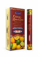 SATYA ORANGE LEMON LIME Incense  - 120 Sticks