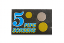 CLEARANCE! Metal Smoking Pipe With Brass Screens (25PK)