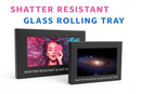 Shatter Resistant Glass Rolling Tray - Large 20PK