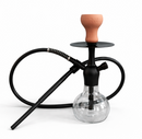 Compact Modern Glass Shisha Set | Assorted Colours (32CM)