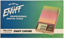 Box of ENUFF professional digital scale with gradient design