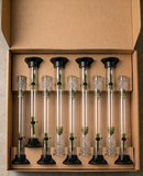 Ongbay Tall Straight Glass Oil Pourer With Crystal Head (60cm)