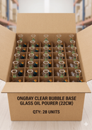 Ongbay Clear Bubble Base Glass Oil Pourer (22CM)