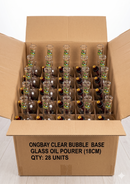 Ongbay Clear Bubble Base Glass Oil Pourer (18CM)