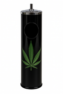Green Weed Leaf Trash Can Ashtray 60cm
