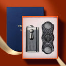 HONEST Double Jet Flame Torch Lighter & Cigar Cutter
