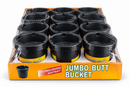 Jumbo Butt Bucket Ashtray – All Black | 12-Piece Display