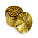 LAVA Gold Metal Herb & Tobacco Grinder 4 Piece 63mm Display of 6