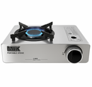 Portable stove with visible brand 'MIK' on a white background