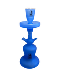 Mik Coco LED Baby Blue Frosted Shisha + Case (36CM)