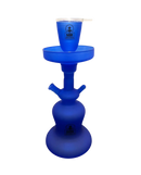 Mik Coco LED Blue Frosted Shisha + Case (36CM)