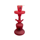 Mik Coco LED Red Frosted Shisha + Case (36CM)