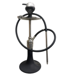 MIK COCO Matte Black and Silver Shisha (58CM)