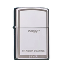 Zorro Lighter Fluid Refill Flip Lid Titanium Coated