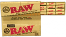 Raw Connoisseur Classic 1 1/4 Rolling Paper With Pre-Rolled Tips - 24 In Box