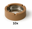 Plastic Ashtray Mixed Colours 11cm