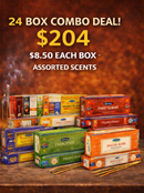 SATYA Incense 12pk – BULK DEAL (12 & 24 BOX COMBO) – Assorted