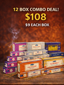 SATYA Incense 12pk – BULK DEAL (12 & 24 BOX COMBO) – Assorted