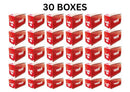 Multiple red boxes with 'venti' branding on a white background, labeled '30 Boxes'.