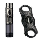 HONEST Jet Lighter & Cigar Cutter Gift Set