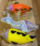 CLEARANCE! Glass Figurine Smoking Pipes (4PCS)