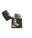 Zorro Lighter Fluid Refill Flip Lid Coy Fish Design