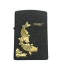 Zorro Lighter Fluid Refill Flip Lid Coy Fish Design