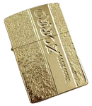 Zorro Lighter Fluid Refill Flip Lid Antique Gold Design