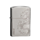 Zorro Lighter Fluid Refill Flip Lid Dragon Design
