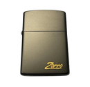 Zorro Lighter Fluid Refill Flip Lid Gold Grafitti Design