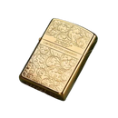 Zorro Lighter Fluid Refill Flip Lid Gold Leaf