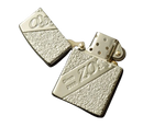 Zorro Lighter Fluid Refill Flip Lid Silver