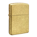Zorro Lighter Fluid Refill Flip Lid Stained Gold Design