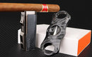HONEST Lighter & Cigar Cutter Gift Set – Quad Jet Flame