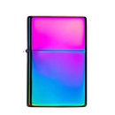 Zorro Lighter Fluid Refill Flip Lid Rainbow Design