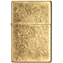 Zorro Lighter Fluid Refill Flip Lid Scuffed Gold Design