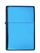 Zorro Lighter Fluid Refill Flip Lid Shiny Blue Design