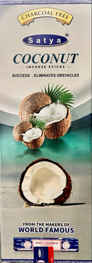 SATYA COCONUT Incense Sticks - 120 Sticks