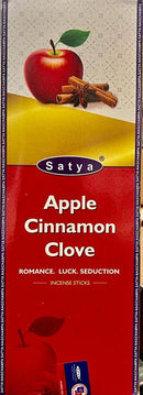 SATYA  APPLE CINNAMON  CLOVE Incense Sticks - 120 Sticks