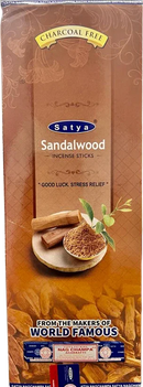SATYA SANDALWOOD  Incense Sticks - 120 Sticks