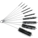 OIL POURER Cleaning Brushes kit 10pcs white / black