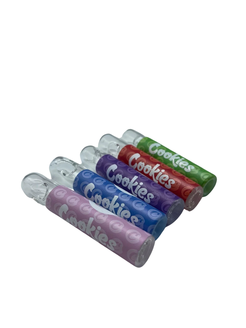 Cookies Chillum Glass Pipe Display Box 24pcs